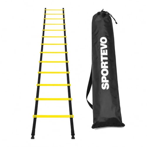SportEvo Agility Speed Training Ladder with Bag [4m / 6m] (4 Metre)