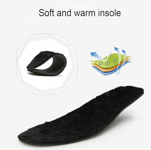 Myallfeet Men's Winter Outdoor Sports Plush Loafers Cotton Shoes Fashionable Casual Fur Insulated and Anti Slip Snow Shoes3