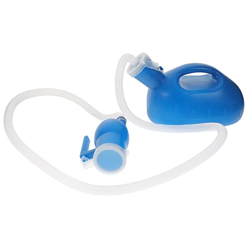 Healifty 1pc Bottle Hospital Large Home Patient Travel Practical Urinal Pot Potty Durable and Mens Bottle- Funnel Pee Cup Toilet Camping Emergency Reusable Anti- Car Beds Urinals