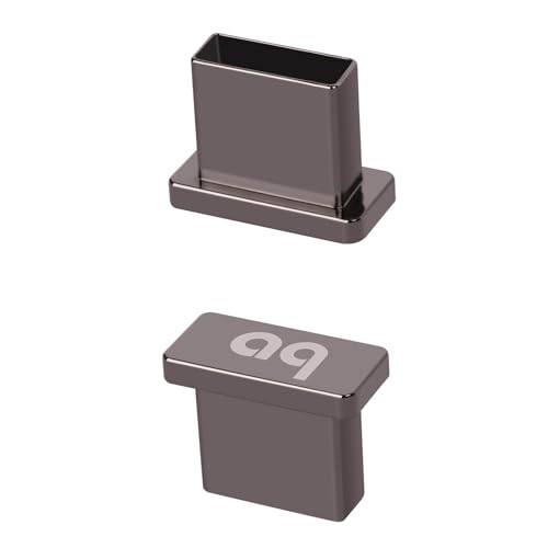 AudioQuest USB-A Noise-Stopper Caps for Home Theater Systems – Prevents RFI & EMI Noise, Protects Unused USB Ports from Dust and Corrosion, Set of 2