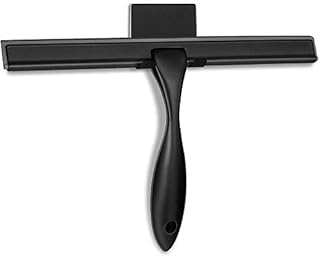 AOLLEN Shower Squeegee Stainless Steel, for Shower Doors, Bathroom, Window and Car Glass - Brass, 10-Inch