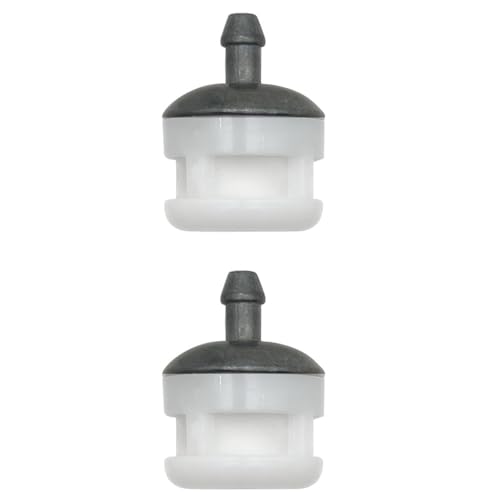 tooloflife 2PCS Fuel Filter Replacement, Premium Filtration Media Sturdy Plastic Housing, Complete Engine Protection Kit for Trimmer Models