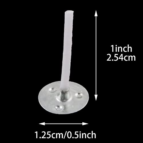 Meetoot 300Pcs 1 Inch Kerosene Lamp Wax Line Diy Candle Making Cotton Pre-Waxed Wicks Low-Smoke Candle Wicks #TOP1