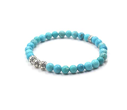 Men's Bracelet, Turquoise Bracelet, Turquoise And Sterling Silver Bracelet #TOP4