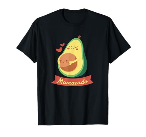 Cute Avocado Mama Lindo Aguacate Embarazada Mamacado Divertido Aguacate Mamá Camiseta Sudadera Manga Larga Pequeño Negro