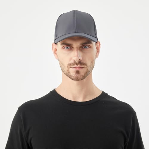 Image of Men Quick Dry Water Resistant Mesh Snapback Baseball Cap Adjustable Hat 22 inch-23.6 inch(56-60cm) for Golf Running Workout