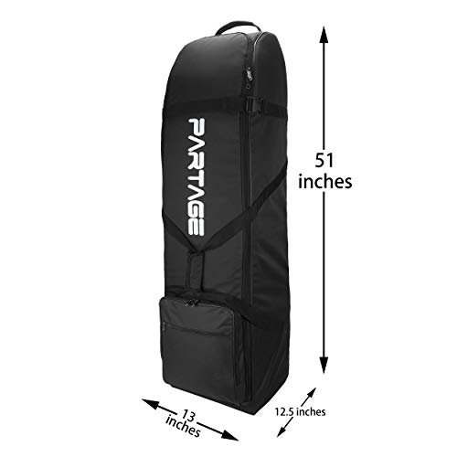 Partage Golf Travel Bag,Golf Travel Case For Airlines -Black #TOP4