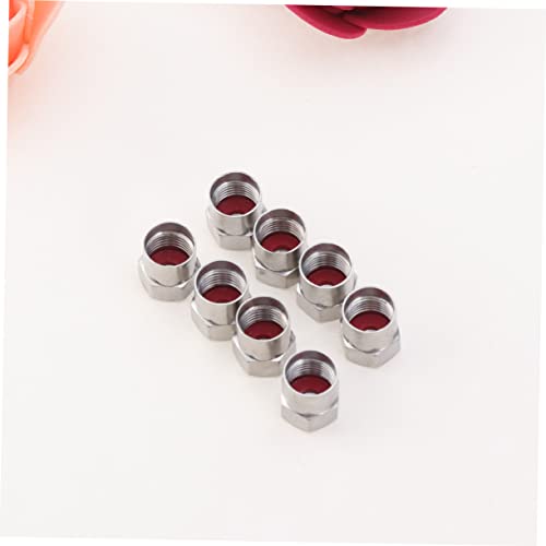 BESPORTBLE 60 piezas tapas para válvulas de neumáticos con diseño hexagonal medio, hechas de material de calidad para proteger válvulas y extender la vida útil del neumático para autos, autobuses, camiones, motocicletas y bicicletas miniatura 2