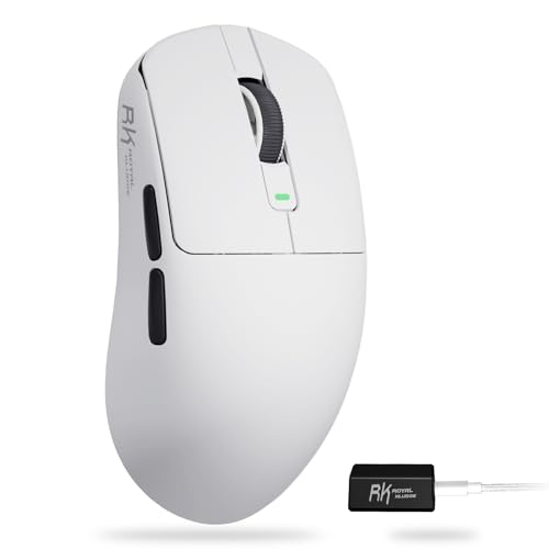 RK ROYAL KLUDGE RK M3 ゲーミングマウス 無線 充電式 PAW3950光学センサー...