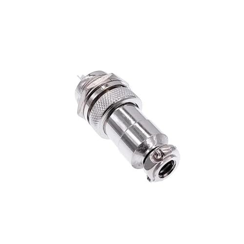 Conector metálico circular GX20 de 8 pines en formato macho y hembra rápido 5