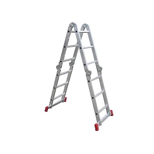 Escada de alumínio articulada "13 em 1" capacidade 150 kg - EA131
