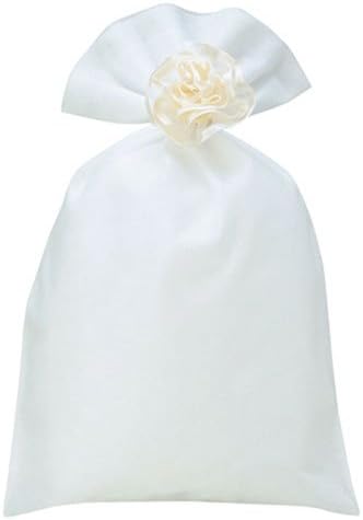 AM0021 Ribbon Rose Rubber Bags, Set of 5, Soft Pink