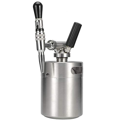 Rcniso Kit de Cold Brew de Acero Inoxidable para un Sabor Suave, Ideal para Entusiastas del café, Plateado (2L)