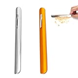 GVSS Krümelsammler, 150 mm, Silber und Gold, Tischkrümelsammler, Edelstahl, gebogen, Krümelsammler, Krümelsammler, manuell, gebogen, ideal für Restaurants und Server, 2 Stück