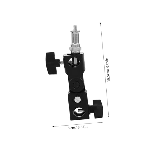 Adaptador de soporte de flash portátil Gatuida con clip para paraguas y trípodes 7