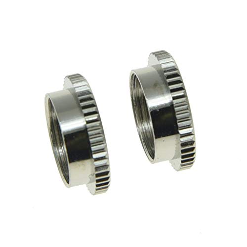 Dopro 10x USA Thread Fine Knurled 15/32" Deep Nut Guitar Toggle Switch Nut Fits Les Paul with Switchcraft Switches Nickel - Image 4