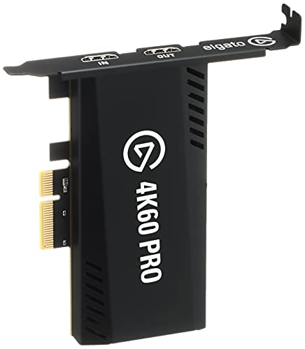 Elgato 4K60 Pro MK.2, Internal Capture Card, Stream and Record 4K60 HDR10 with ultra-low latency on PS5, PS4 Pro, Xbox Series X/S, Xbox One X, in OBS, Twitch, YouTube, for PC