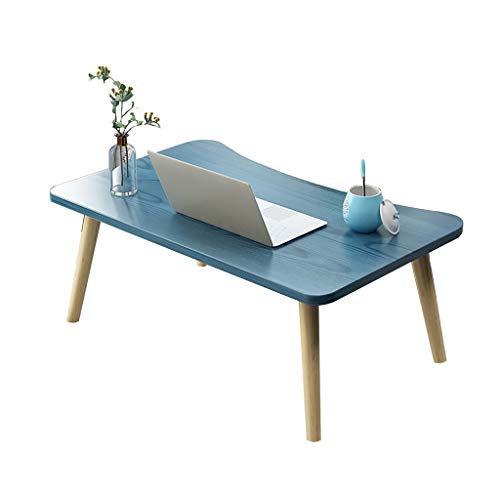IMYOGI Exquisita Mesa de computadora con Cama/Mesa de Comedor pequeña, Mesa de Centro casera de Estilo japonés, Mesa Baja para Dormitorio en casa (80x40x31,2 cm) (Color: B)