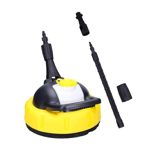 Limpiador De Superficies para Kärcher Serie K 1-7, Liimpiador De Patios, Accesorios para Limpiadores De Alta Presión, De Suelos con Protección contra Salpicaduras, C'epillo Giratorio Flexible