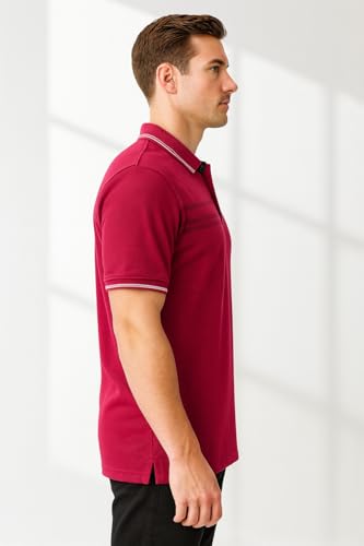Image of Dollar Pack of 2 Men's Cotton Polo T-Shirt with Classic Collar