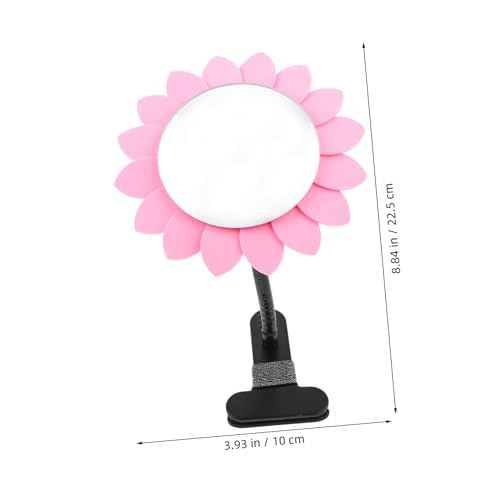 Miroir pour bureau à clipser, miroir de maquillage face unique - 3