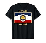 Photo Gallery utah flag 45th us state 1896 utah native maglietta Photo Gallery utah flag 45th us state 1896 utah native maglietta