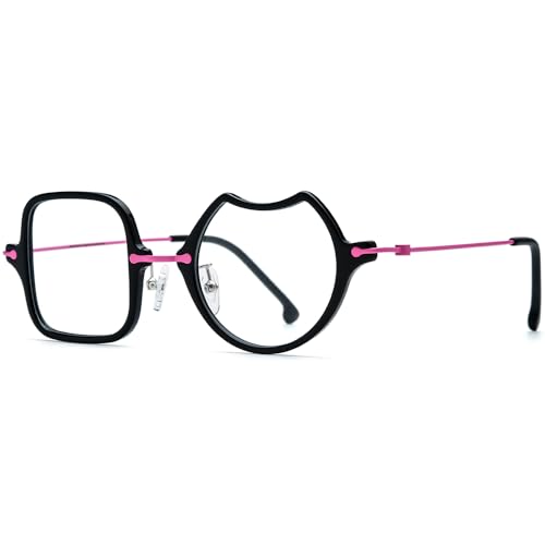 Image of FONEX Acetate Titanium Glasses Frame Men 2024 New Square Eyeglasses Spectacles Eyewear F85843