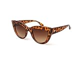 Made In Italy OS SUNGLASSES Occhiale da Sole Donna Fashion Occhio di Gatto Moda Estate 2022 - Montatura Tartaruga - Cat Eye