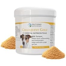Vitality Science Celloquent Gold for Dogs | Holistic Advanced Immune Support Supplement | 17 Proven Ingredients | Auto Immune, Vomiting and Diarrhea, Depression 60g