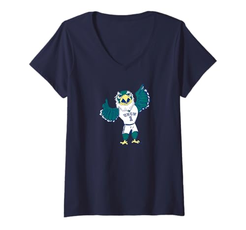 Womens UNCW Seahawks Apparel Sports Fan V-Neck T-Shirt