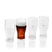 Produktbild 1500° C TABLETOP Craft Bierglas, 555 ml, IPA Pilsner Biergläser 4er Set, doppelwandige Biergläser, BPA-frei, einzigartige Biergeschenke für Männer und Bierliebhaber (transparent)