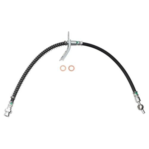 TRQ Front Right Brake Hose Passenger Side Compatible with 2007-2010 Hyundai Elantra