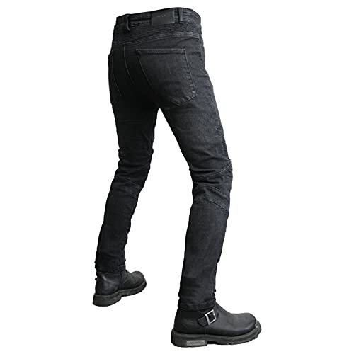 JICAIXIAYA Pantaloni da moto in kevlar, da uomo