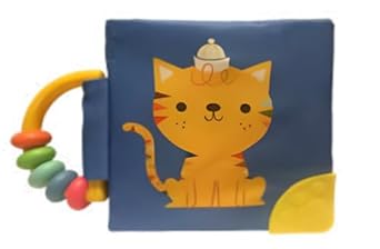 Meu livro macio com chocalho e mordedor: Gato