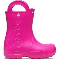 Crocs Unisex Kinder Handle It Rain Boot K Stiefel, Pink Crush, 33/34 EU