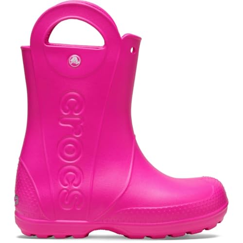 Crocs Unisex Kinder Handle It Rain Boot K Stiefel, Pink Crush, 36/37 EU