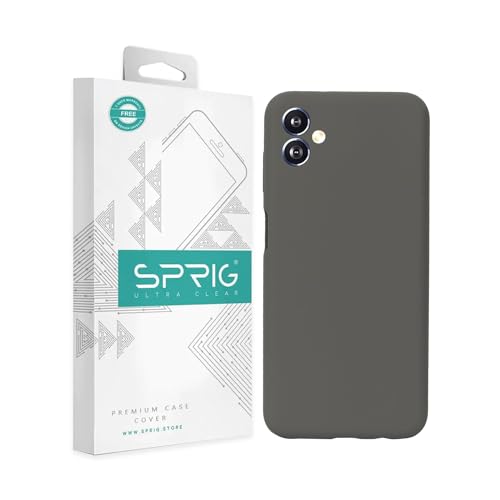Image of SPRIG Compatible with Samsung Galaxy F14 5G Premium SilkTone Back Cover Drop Tested Shock Proof Mobile Case for Men, Women, Boys and Girls with Camera Protection (Dark Grey)