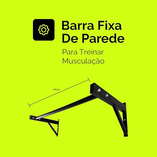 Barra Fixa Para Treino Academia, Funcional Musculação Crossfit, Treino em Casa.