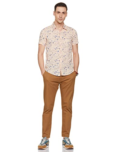 Image of Spykar Men's Printed Slim Fit Shirt