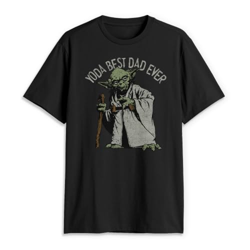 T-shirt Star Wars vert pour papa coton mixte coupe confort