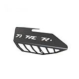 PARA Ya&maha MT07 FZ07 MT-07 TRACE FZ-07 YZF R7 Material: Cubierta protectora del tubo de escape de la motocicleta Fabricada en aluminio, resistente y duradera.