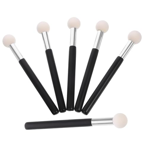 WOFASHPURET 6pcs Concealer Brush for Women Portable Foundation Makeup Tool for Application of Powder Liquid Products Ergonomic Design for Easy Use