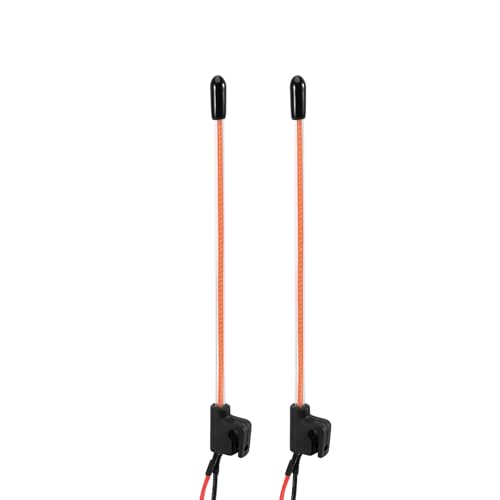 Feux De Position 11x5 Mm Pour Voitures RC - Blanc, Jaune, Rouge, Fils 450 Mm, Tension 3.7-7.4V, Gaines Incluses
