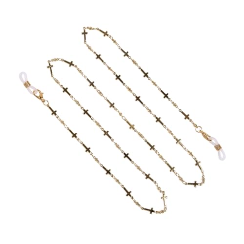 LIFKOME 1 Pc Cordones De Gafas Cordones De Anteojos Cadena De Gafas Cadena De Anteojos Golden