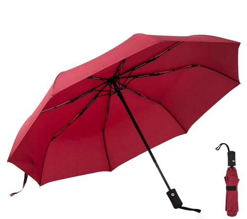 Image of SKYTONE Umbrella, Strong Compact & Easy Auto Open /Close For Sun-Wind and Rain UV Large Size Windproof Foldable For Men Women Kids Boys Girls