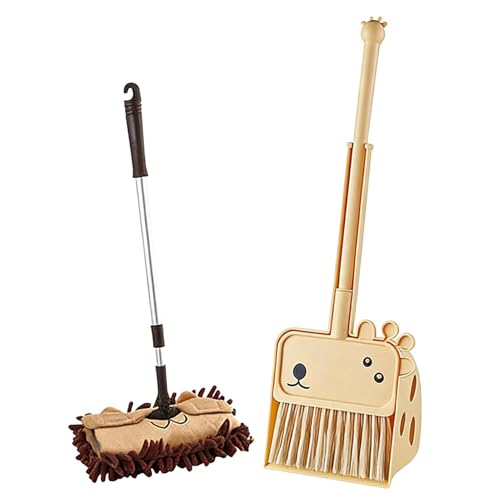Kit balais et pelle jeu de rôle réaliste pour entretien maison et activités ludiques