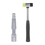 Ring Stretcher Tool Kit with Jewelry Rubber Mallet Set – Double-Faced Jewelry Mallet Ring Expander Ring Extender Ring Sizer Kit Ring Adjuster for Ring Making and Repair, Ring Shaper Tool