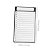 HAPINARY Magnetic Grocery List Pad for Fridge Whiteboard Stickers Pet Material to Do List Notepad Office Home