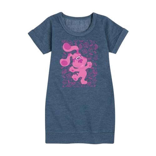 Blue's Clues & You! Hybrid Apparel Magenta Excited - Toddler & Youth Girls Fleece Dress