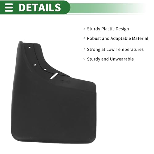 Image of Motoforti Mud Flaps Splash Guards Mud Guards for Chevrolet for GMC C /K Pickup 1988-1998 W /Mount Accessories